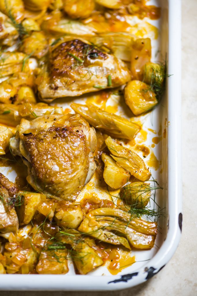 Crispy Harissa and Lemin Chicken