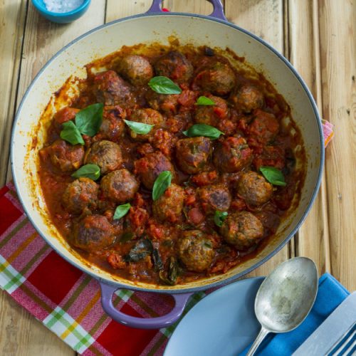 Ostrich Meatballs baked in Tomato Sauce dsc4617 1 2