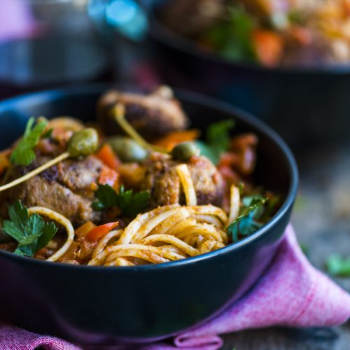 Saucy Fish Meatballs with Linguini PilchardMeatballs 13