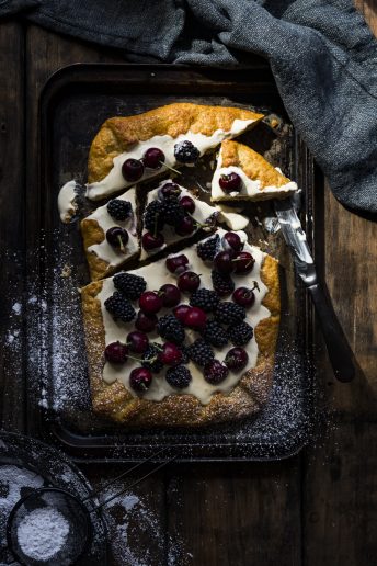 White Chocolate and Summer Berry Galette